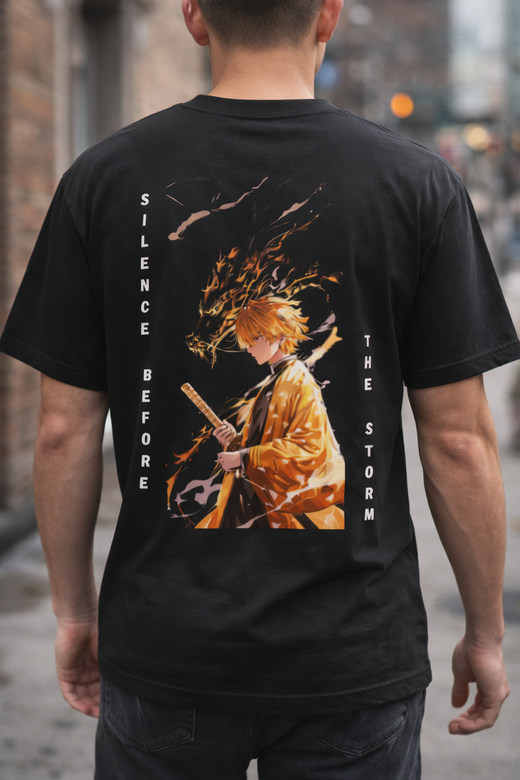 Zenitsu Oversized Men T Shirts
